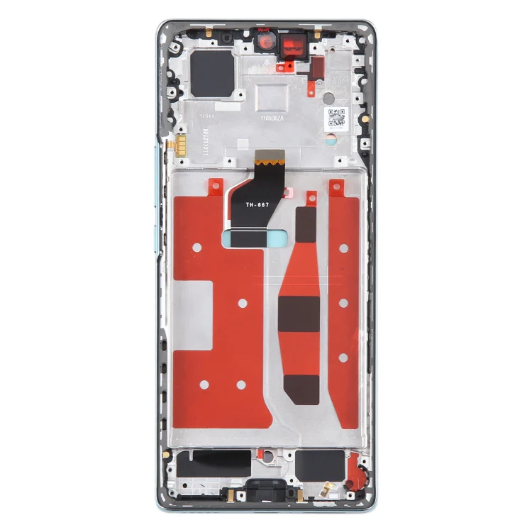 Original LCD Screen For Honor 60 Digitizer Full Assembly with Frame(Green) - Image 3