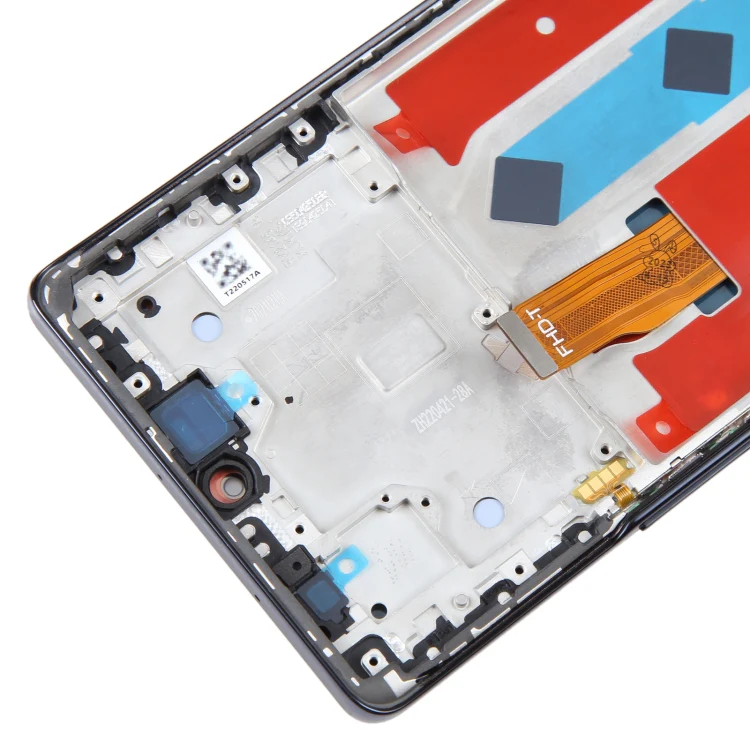 Original LCD Screen For Honor 60 SE Digitizer Full Assembly with Frame(Black) - Image 5