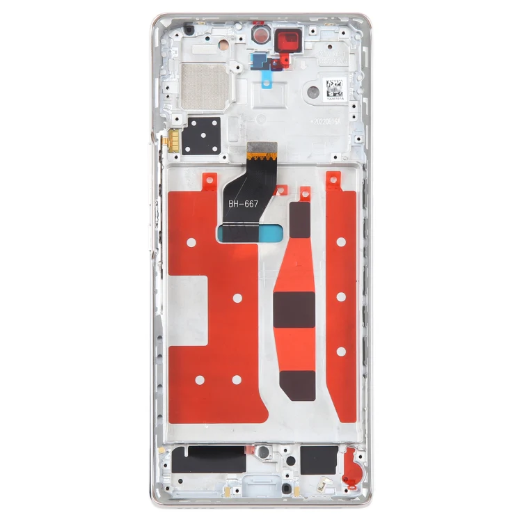 Original LCD Screen For Honor 70 Digitizer Full Assembly with Frame(Gold) - Image 3