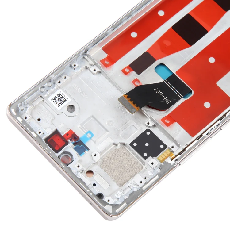 Original LCD Screen For Honor 70 Digitizer Full Assembly with Frame(Gold) - Image 5