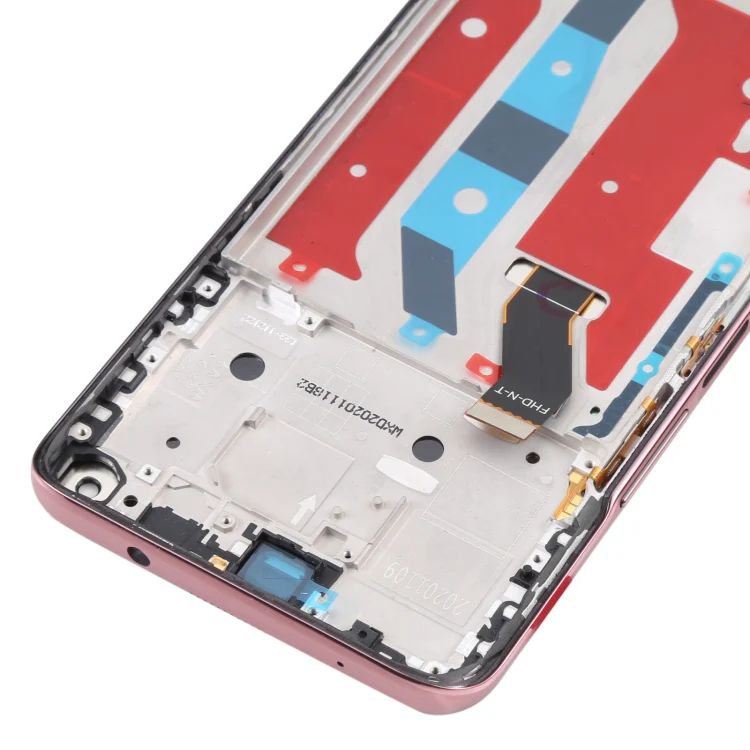 Original LCD Screen for Honor X20 Digitizer Full Assembly with Frame(Pink) - Image 4