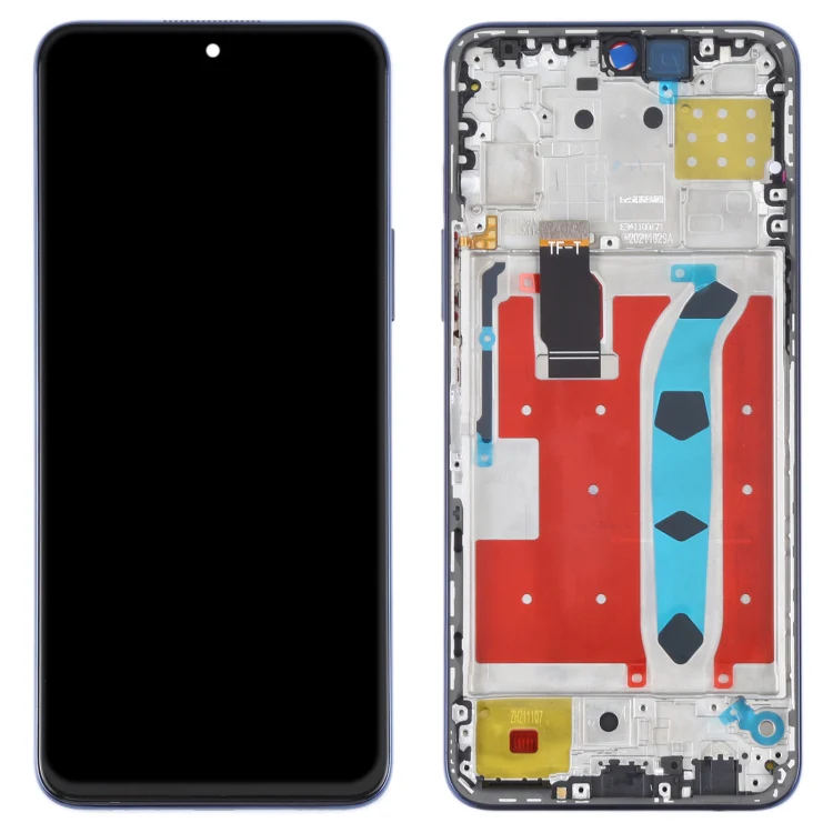 Original LCD Screen for Honor X8 Digitizer Full Assembly with Frame(Blue) - Image 2