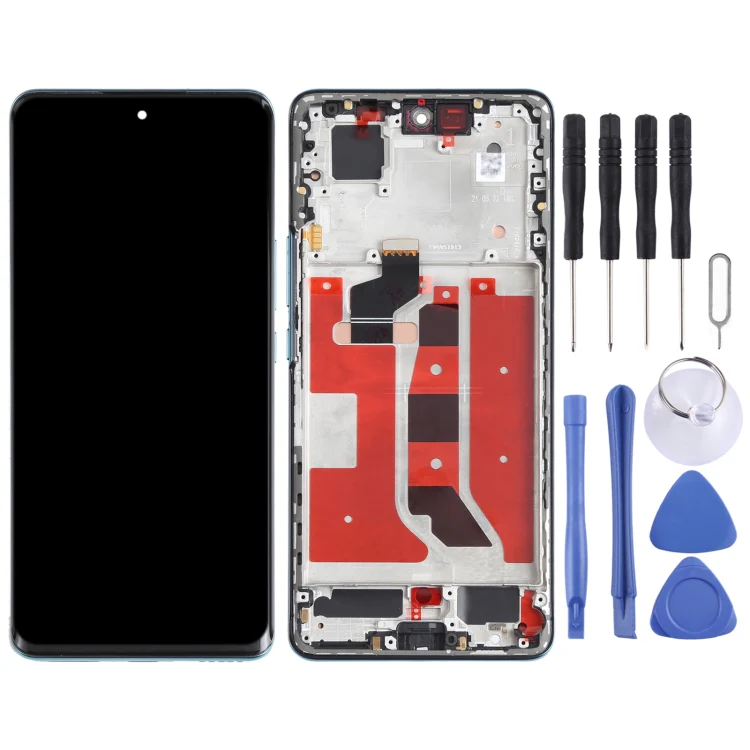 Original OLED LCD Screen for Honor 50 Digitizer Full Assembly with Frame(Green) - Image 2