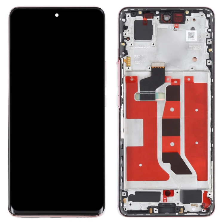 Original OLED LCD Screen for Honor 50 Digitizer Full Assembly with Frame(Pink) - Image 2