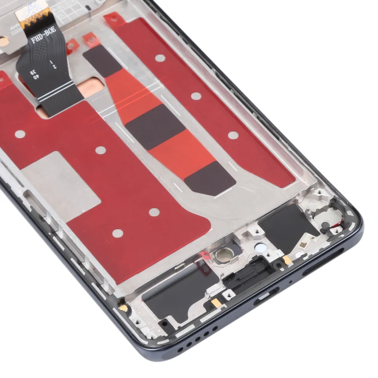 Original OLED LCD Screen for Honor 60 Pro Digitizer Full Assembly with Frame(Black) - Image 3