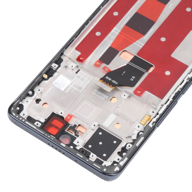 Original OLED LCD Screen for Honor 60 Pro Digitizer Full Assembly with Frame(Black) - Image 4