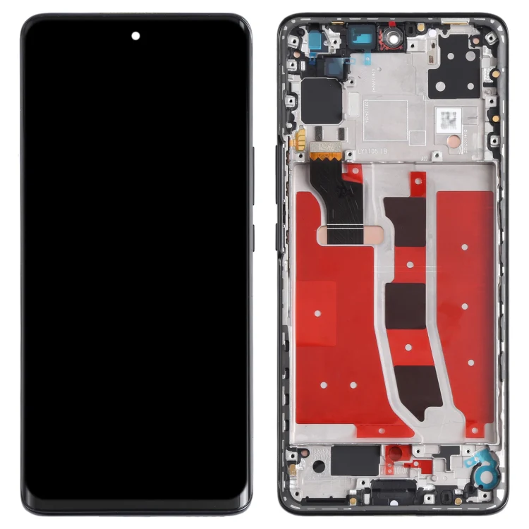 Original OLED LCD Screen for Honor V40 Lite Digitizer Full Assembly with Frame(Black) - Image 3