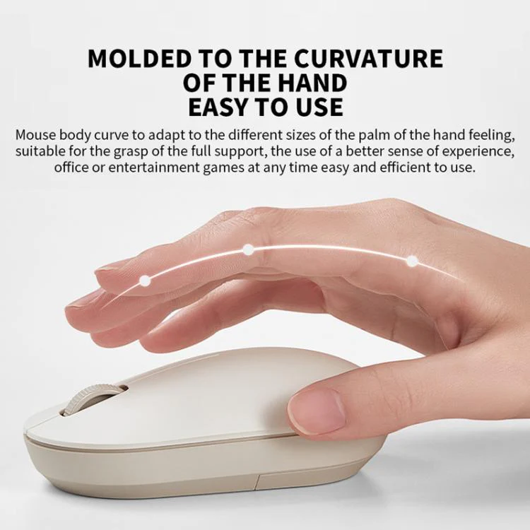 Original Xiaomi 2.4GHz Wireless Keyboard + Mouse Set 2 for Notebook Desktop Laptop(Milk Tea White) - Image 6