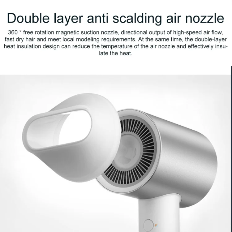 Original Xiaomi Mijia H500 Water Ion Electric Hair Dryer, US Plug(White) - Image 2