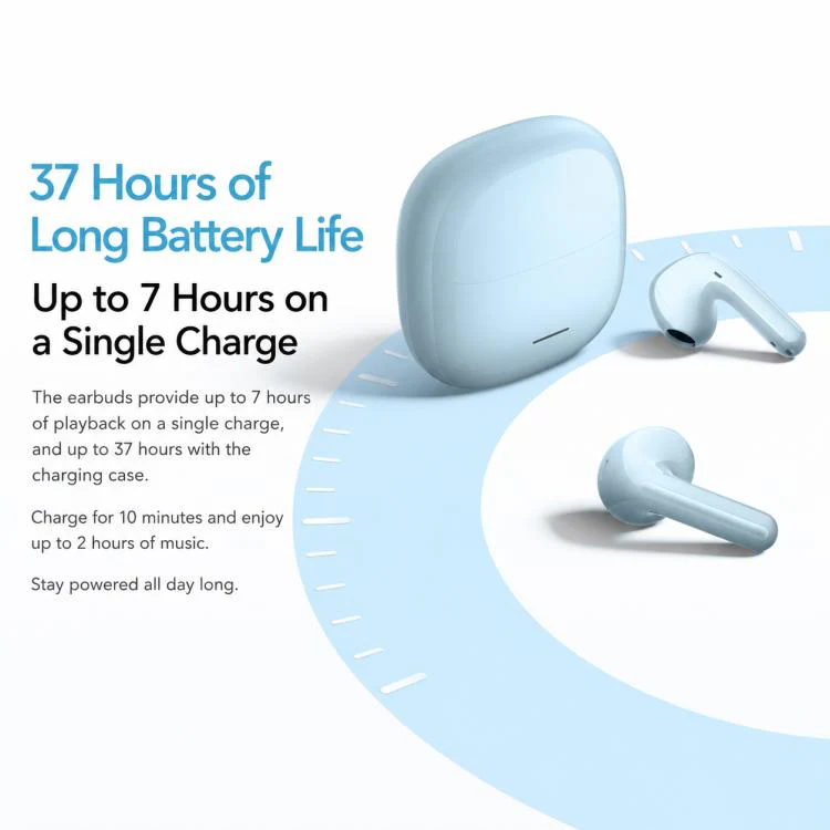 Original Xiaomi REDMI Buds 8 Active Semi In-Ear Bluetooth Earphone(Milky White) - Image 5