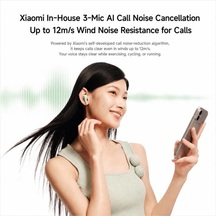 Original Xiaomi REDMI Buds 8 In-Ear Smart Noise Reduction Bluetooth Earphone(White) - Image 6
