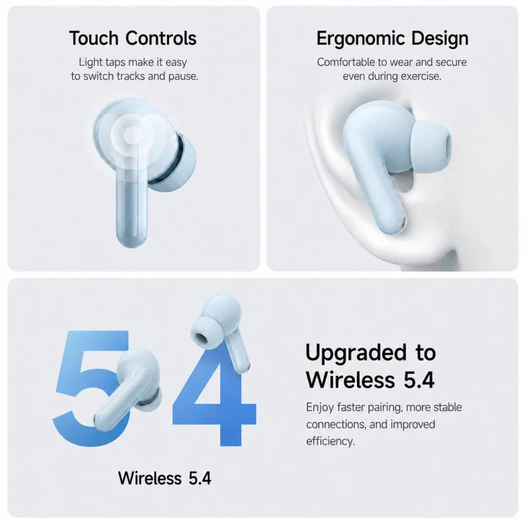 Original Xiaomi REDMI Buds 8 Lite Active Noise Reduction Bluetooth Earphone(Blue) - Image 10