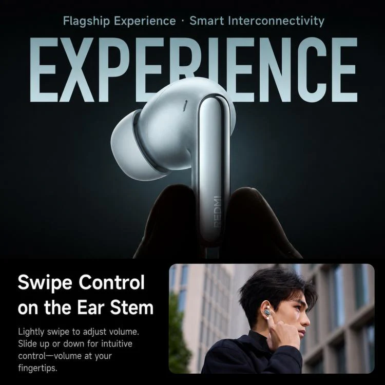 Original Xiaomi REDMI Buds 8 Pro In-Ear Smart Noise Reduction Bluetooth Earphone(Blue) - Image 10