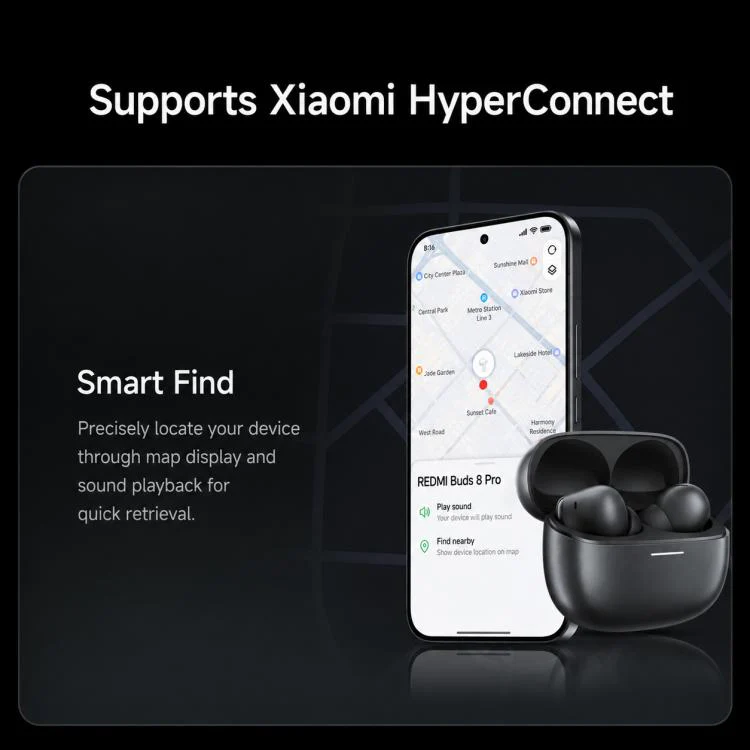Original Xiaomi REDMI Buds 8 Pro In-Ear Smart Noise Reduction Bluetooth Earphone(Blue) - Image 12