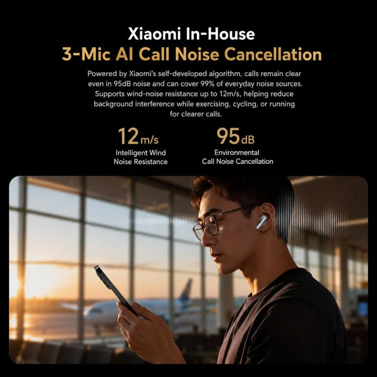 Original Xiaomi REDMI Buds 8 Pro In-Ear Smart Noise Reduction Bluetooth Earphone(Blue) - Image 7