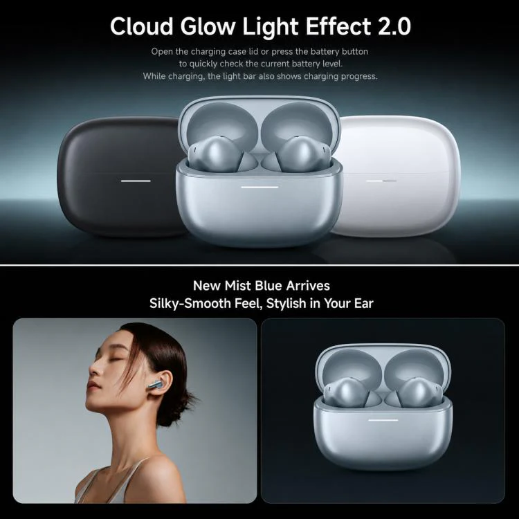 Original Xiaomi REDMI Buds 8 Pro In-Ear Smart Noise Reduction Bluetooth Earphone(Blue) - Image 9