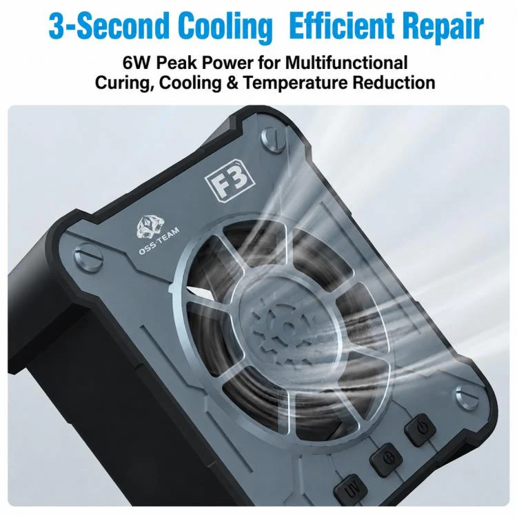 OSS F3 Multi-Function Smoke Extraction + UV Curing + Dust Development + Cooling Fan - Image 3