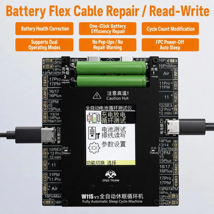 OSS W11S-V3 Dual-Channel Automatic Battery Cycle Tester - Image 3