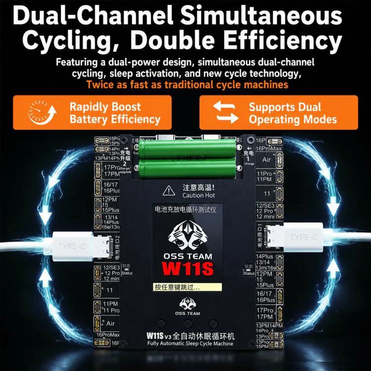 OSS W11S-V3 Dual-Channel Automatic Battery Cycle Tester - Image 4