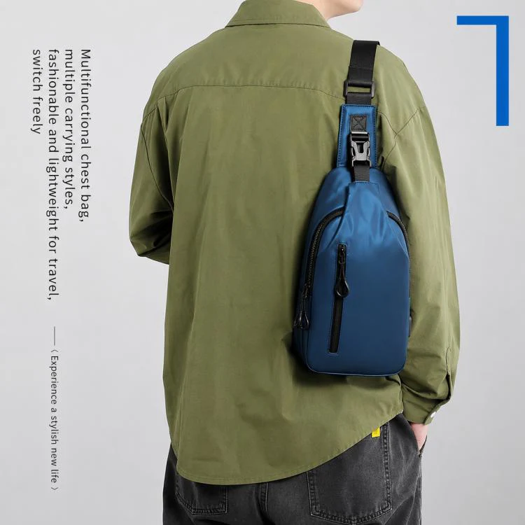OUMANTU 0126 Outdoor Large Capacity Breathable Waterproof Shoulder Crossbody Chest Bag(Black) - Image 17