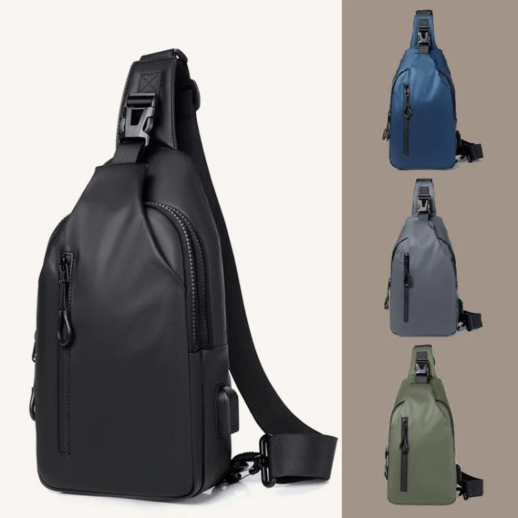 OUMANTU 0126 Outdoor Large Capacity Breathable Waterproof Shoulder Crossbody Chest Bag(Blue) - Image 3