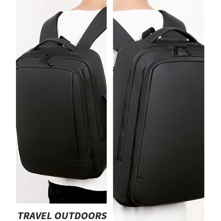 OUMANTU 1905 Large Capacity Waterproof Business Laptop Backpack(Black) - Image 14