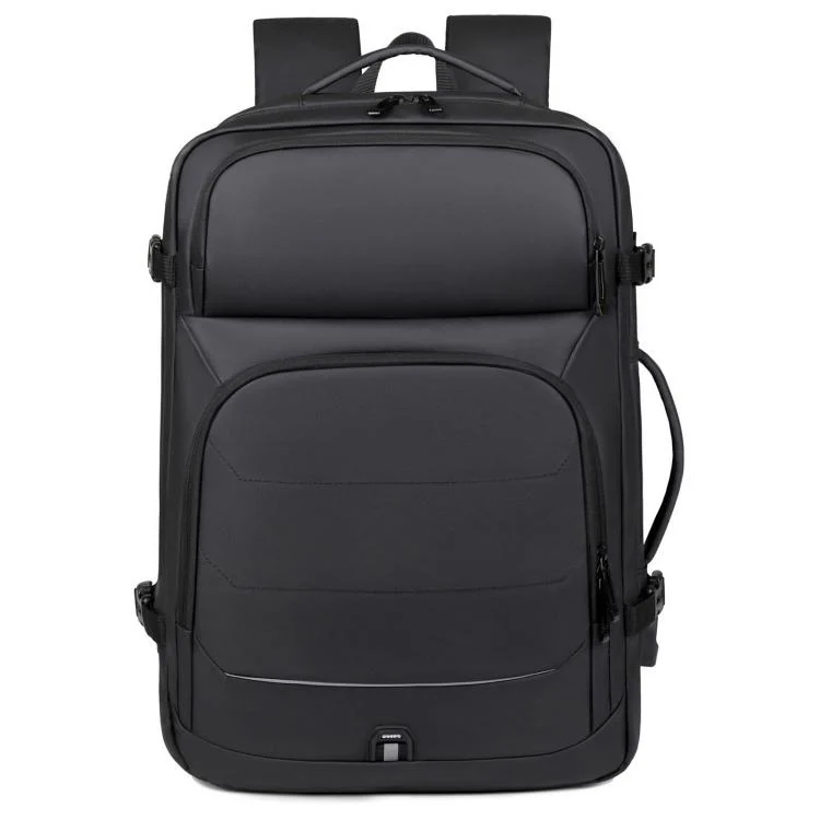 OUMANTU 2201 Large Capacity Men Business Waterproof Backpack(Black) - Image 2