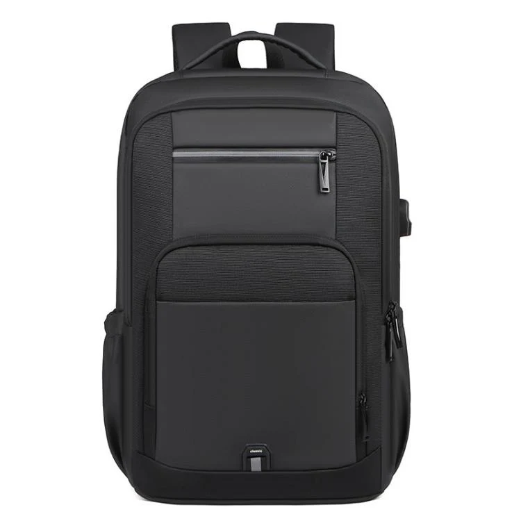 OUMANTU 2215 Large Capacity Waterproof Oxford Cloth Backpack(Black) - Image 2