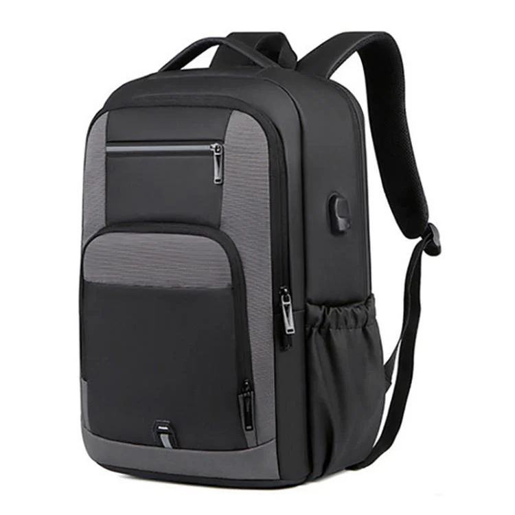 OUMANTU 2215 Large Capacity Waterproof Oxford Cloth Backpack(Grey)