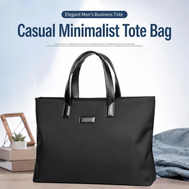 OUMANTU 299 Men Business Multi-Pocket Briefcase(Black) - Image 6
