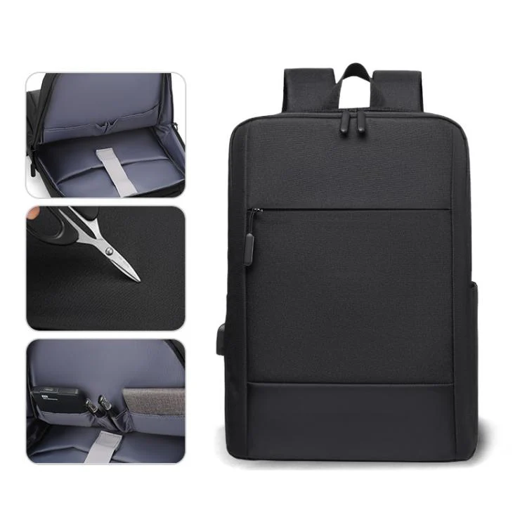 OUMANTU 6939 Men Large Capacity Business Laptop Backpack(Black) - Image 2