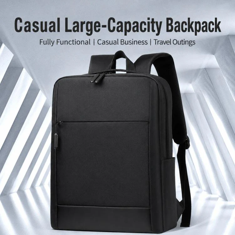 OUMANTU 6939 Men Large Capacity Business Laptop Backpack(Black) - Image 3