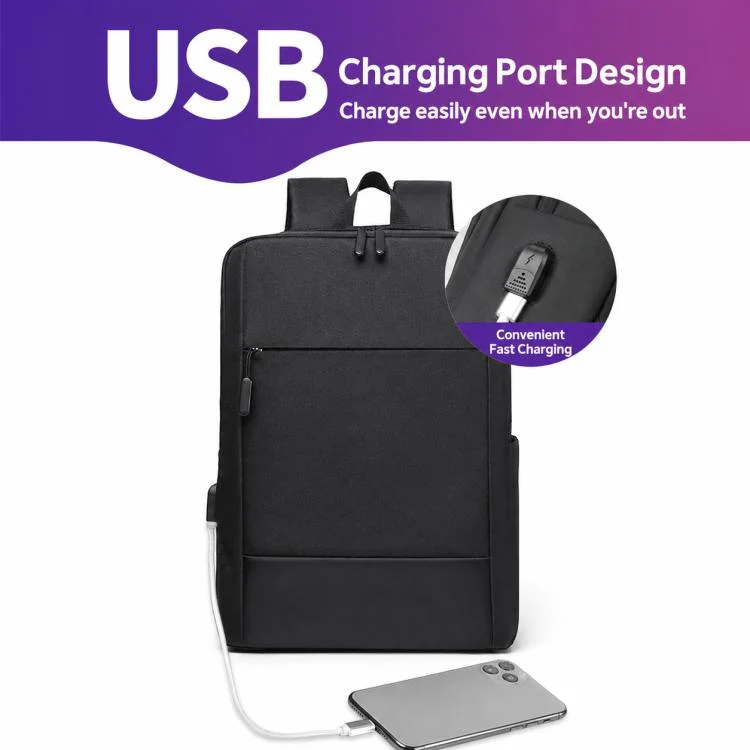 OUMANTU 6939 Men Large Capacity Business Laptop Backpack(Red) - Image 8
