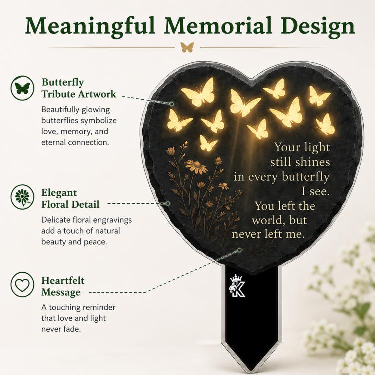 Outdoor Acrylic Decorative Garden Stake(Heart) - Image 6