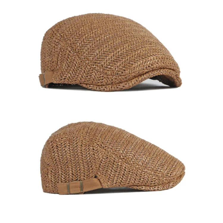 Outdoor Breathable Mesh Beret Painter Hat(Black) - Image 5