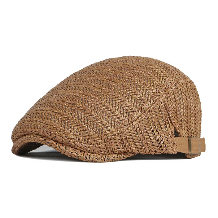 Outdoor Breathable Mesh Beret Painter Hat(Coffee)