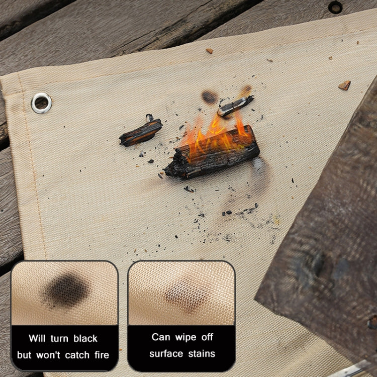 Outdoor Camping Fiberglass Heat Insulation Pad Fireproof Cloth, Size: 56x80cm - Image 3