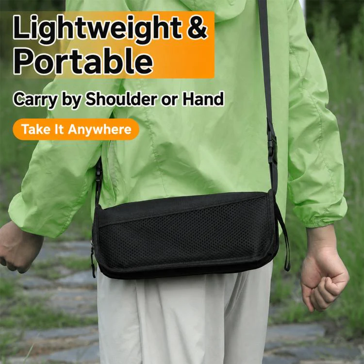 Outdoor Camping Foldable Stool Portable Crossbody Carry Bag(Green) - Image 5
