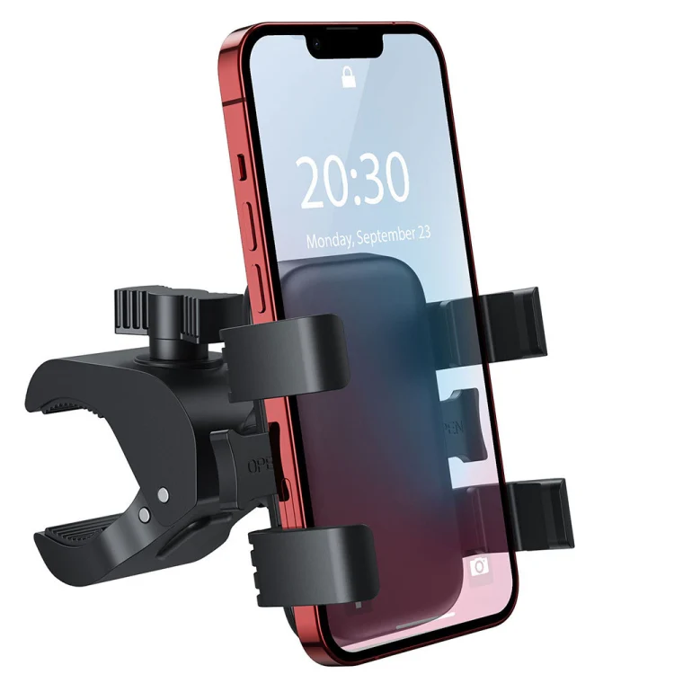 Outdoor Cycling Simple Installation Mobile Phone Holder(Black) - Image 2