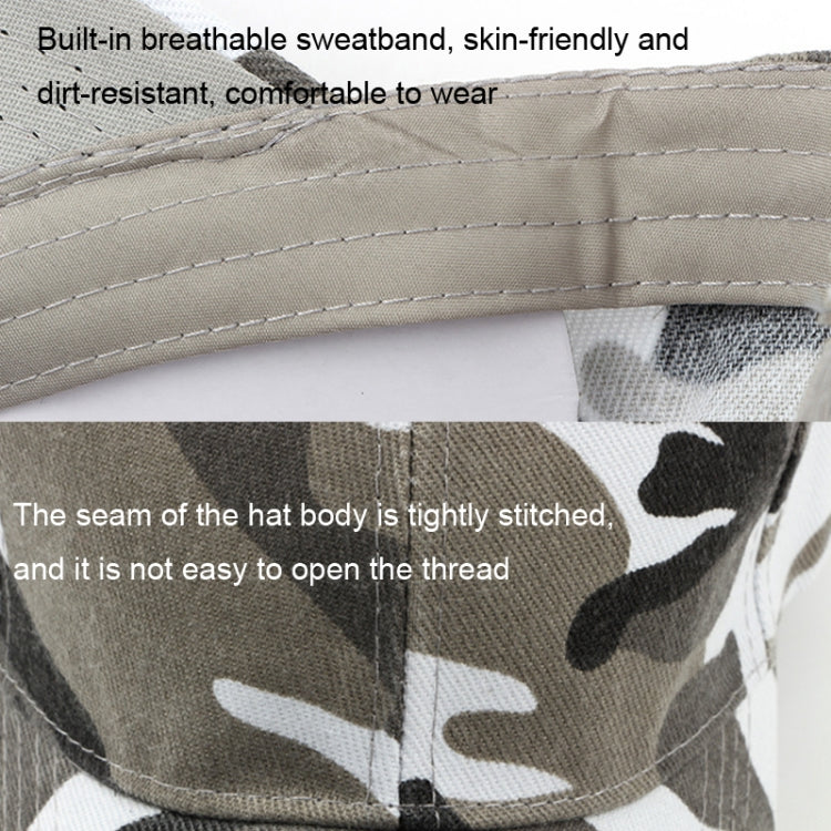 Outdoor Mountain Travel Camouflage Duck Tongue Cap(Army Green) - Image 6