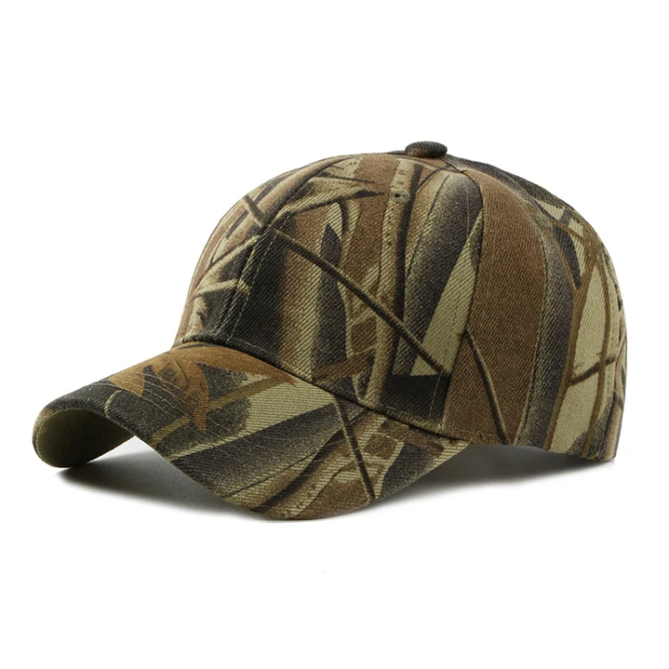 Outdoor Mountain Travel Camouflage Duck Tongue Cap(Brown)