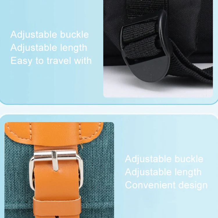 Outdoor Portable Shoulder Pet Backpack Handheld Foldable Breathable Cat Bag(Style 6 Blue) - Image 4