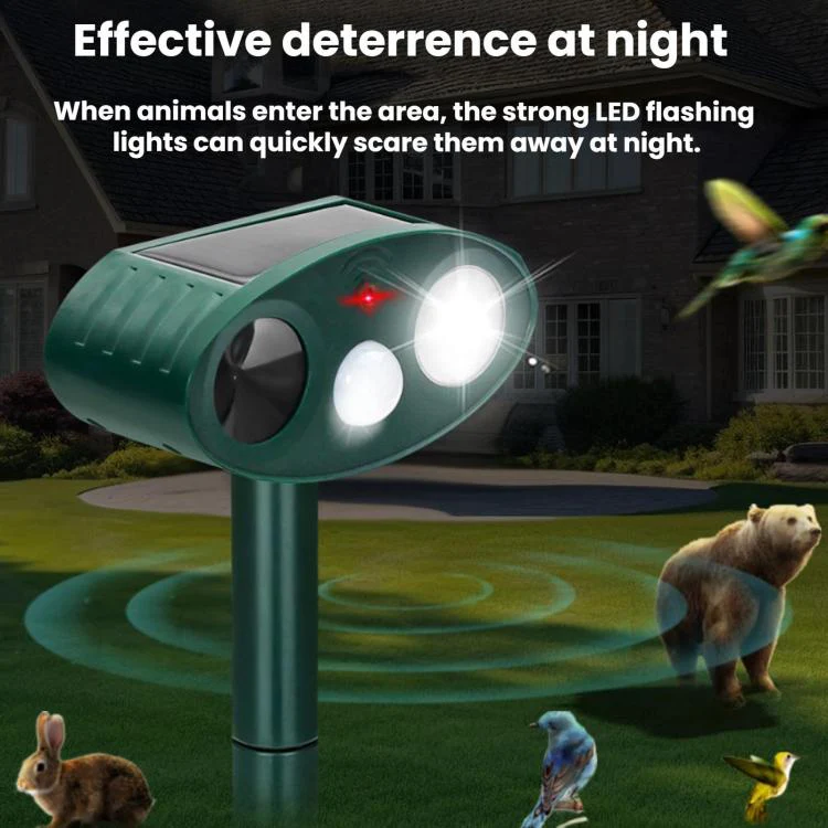 Outdoor Solar-Powered Ultrasonic Animal Repellent(708 Standard) - Image 4