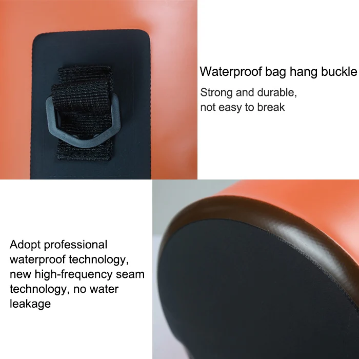 Outdoor Waterproof Single Shoulder Dry Bag Dry Sack PVC Barrel Bag, Capacity: 5L (Yellow) - Image 4