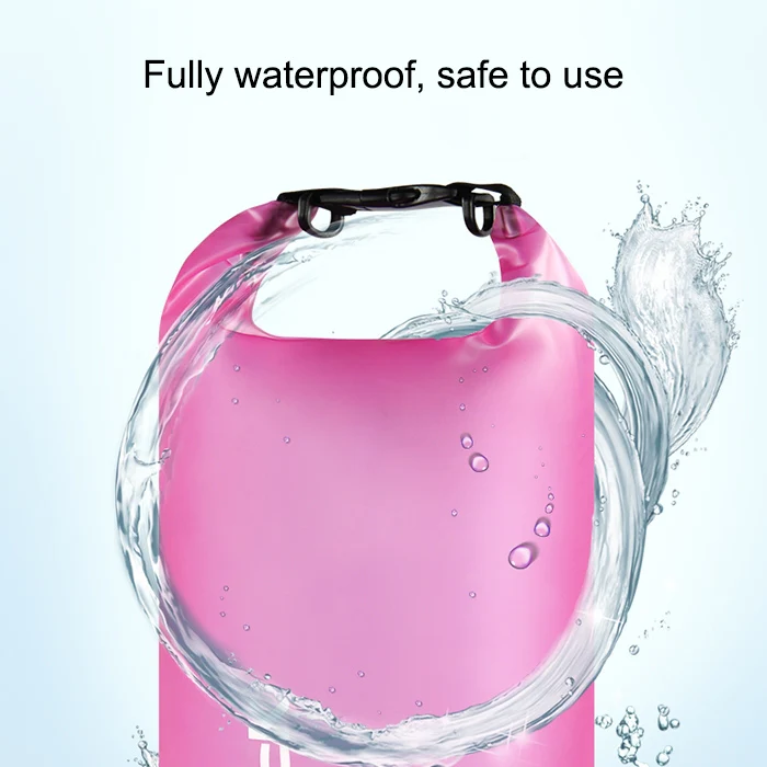 Outdoor Waterproof Single Shoulder Dry Bag Dry Sack PVC Barrel Bag, Capacity: 5L (Yellow) - Image 5