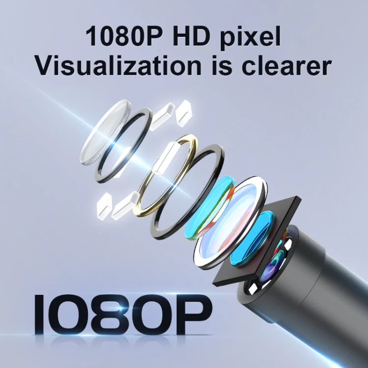 P005 8mm Single Lenses Industrial Pipeline Endoscope with 4.3 inch HD Screen, Spec:1m Tube - Image 6