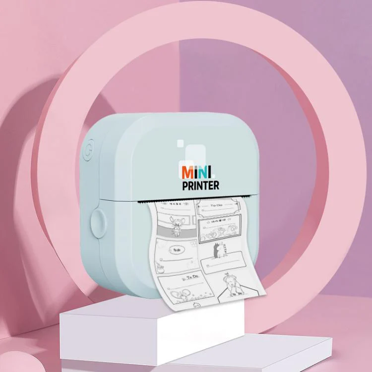 P1 Mini Portable Inkless Thermal Bluetooth Printer Export Version(White)