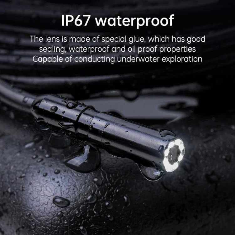 P100A 4.3 inch IPS HD Screen 8mm Industry Digital Endoscope, Type:10m Hard Cable Single-lens - Image 7