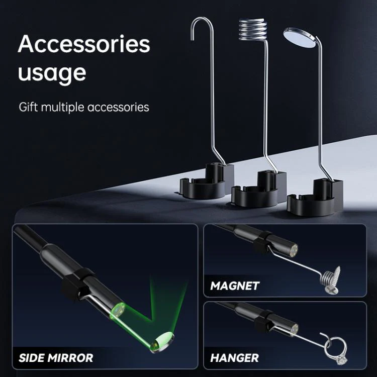 P100A 4.3 inch IPS HD Screen 8mm Industry Digital Endoscope, Type:10m Hard Cable Single-lens - Image 8