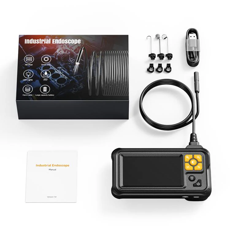 P100A 4.3 inch IPS HD Screen 8mm Industry Digital Endoscope, Type:1m Hard Cable Single-lens - Image 9